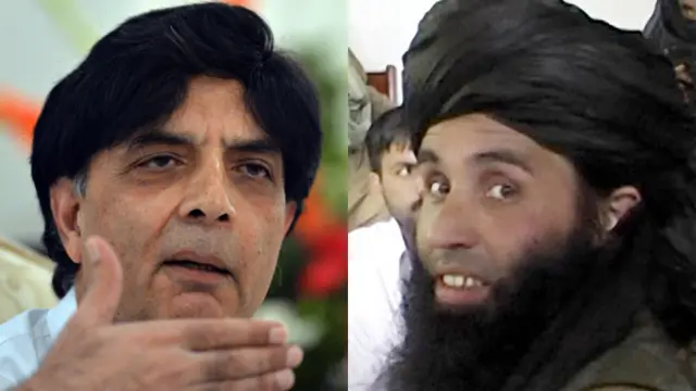 چوہدری نثار نے بتایا کہ وہ قبائل اور تحریک طالبان سے تعلق رکھنے والے وہ شدت پسند گروہ جو مذاکرات کرنا چاہتے ہیں وہ اکثریت میں ہیں