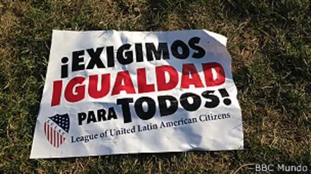 aviso pidiendo igualdad