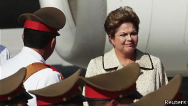 Dilma Rousseff en Cuba
