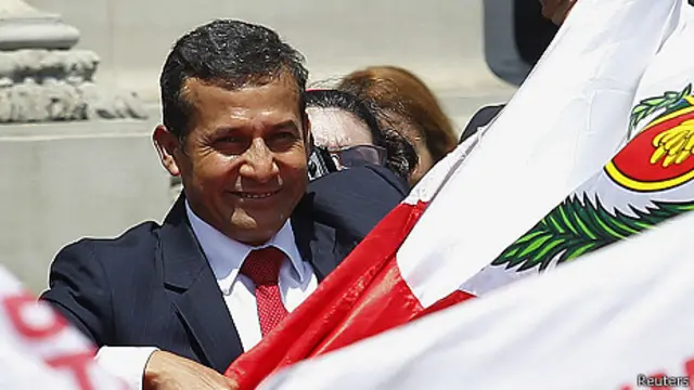 Presidente Ollanta Humala de Perú celebra el fallo de La Haya sobre límites marinos con Chile