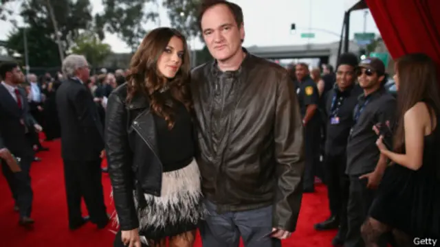 Квентин Тарантино с подругой 