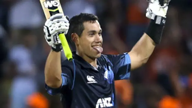 راس ٹیلر اور کپتان برینڈن میک کلم نے جیت میں اہم کردار ادا کیا