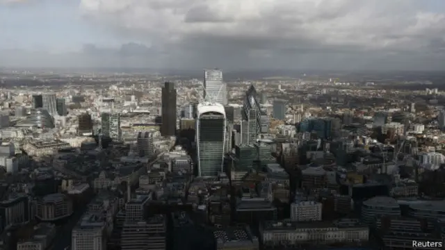 Вид на лондонский Сити