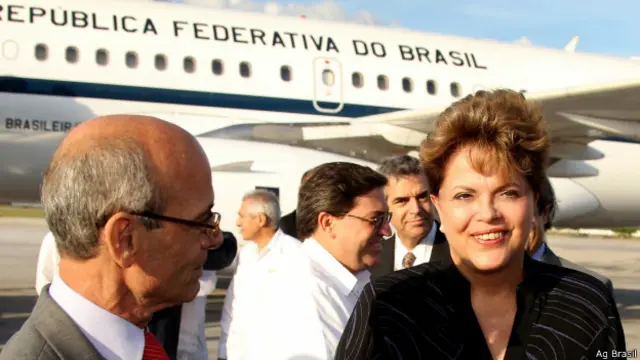 Dilma, ao chegar a Cuba para cúpula da Celac (Ag Brasil)