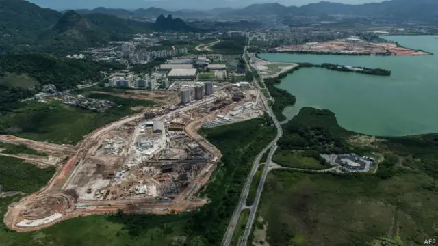 Obras da Vila Olímpica no Rio (AFP)