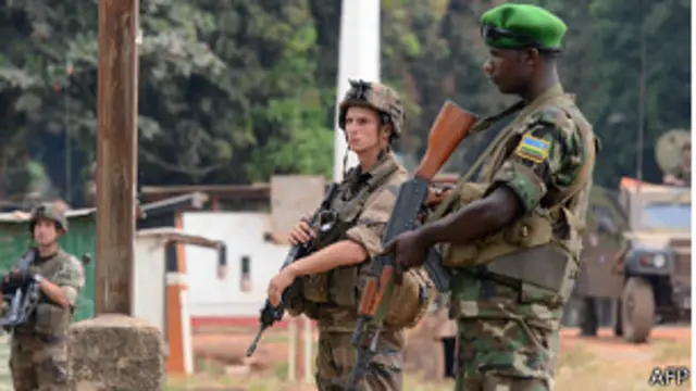 Soldado en República Centroafricana