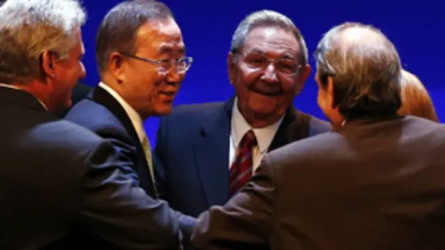 يحضر القمة ايضا الأمين العام للأمم المتحدة