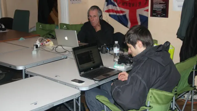 Евромайдан, ночь, морозы