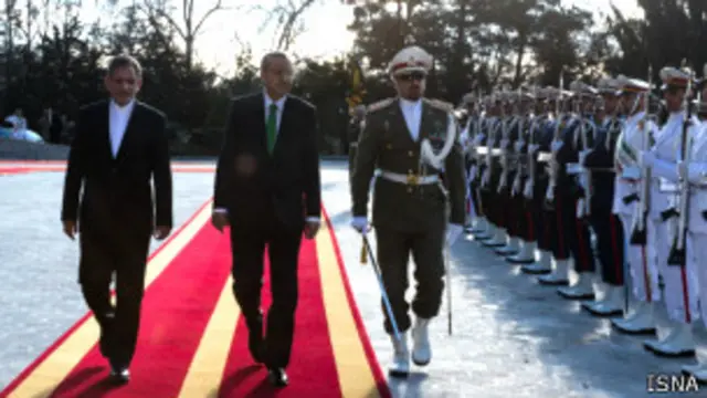 مراسم استقبال رسمی از اردوغان با حضور اسحاق جهانگیری برگزار شد