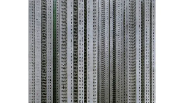 O alemão Michael Wolf documentou o gigantismo dos prédios residenciais de Hong Kong