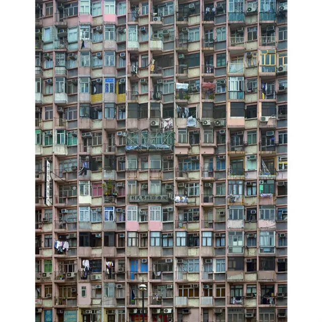 O alemão Michael Wolf documentou o gigantismo dos prédios residenciais de Hong Kong