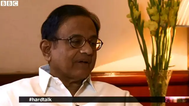 भारतीय वित्त मंत्री पी चिदंबरम