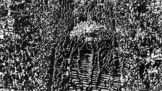 महात्मा गांधी की शव यात्रा