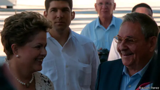 Raúl y Dilma