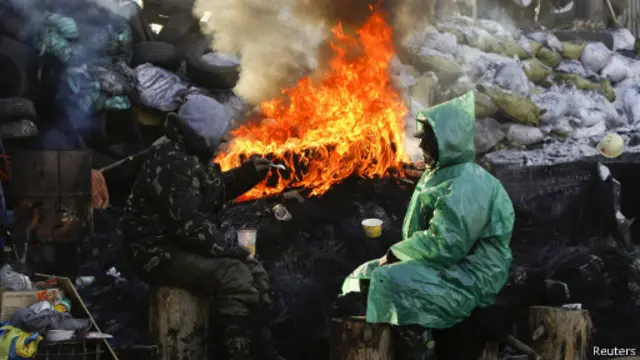 Демонстранты Евромайдана