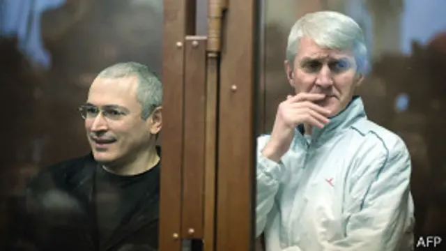 Михаил Ходорковский и Платон Лебедев
