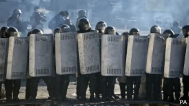 乌克兰防暴警察