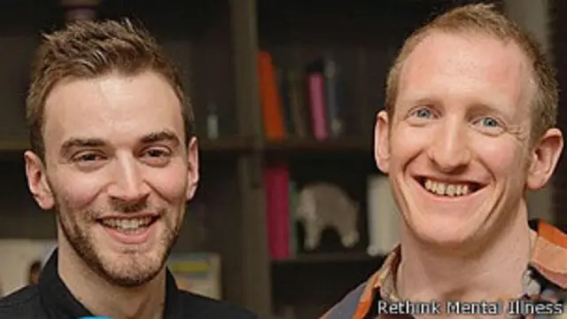 Jonny Benjamin y Neil Laybourn