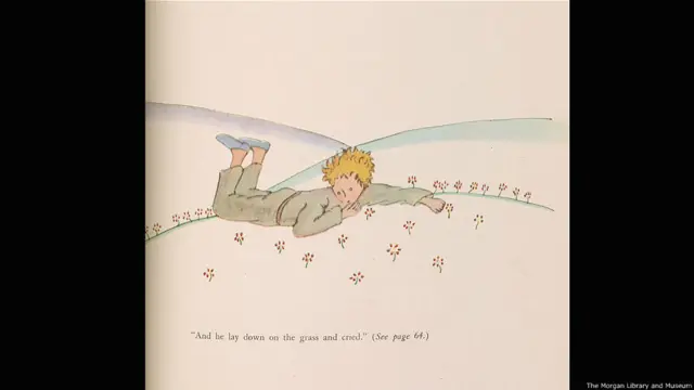 El Principito, Antoine de Saint-Exupéry. Foto cortesía de The Morgan Library and Museum, en Nueva York. Imagen por Graham S. Haber, 2013