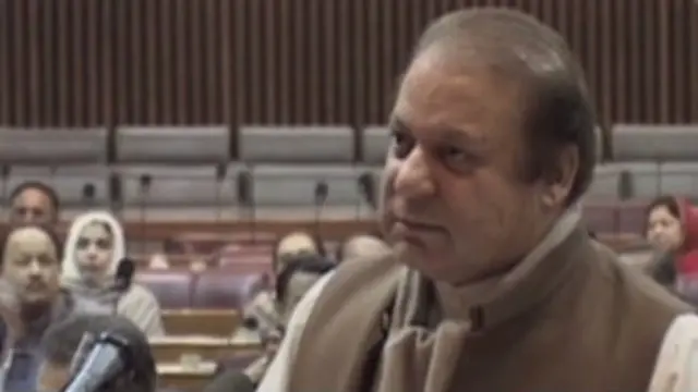 نواز شریف نے اپنی تقریر میں دھاندلی ثابت ہونے پر مستعفی ہونے کے معاملے پر بات نہیں کی