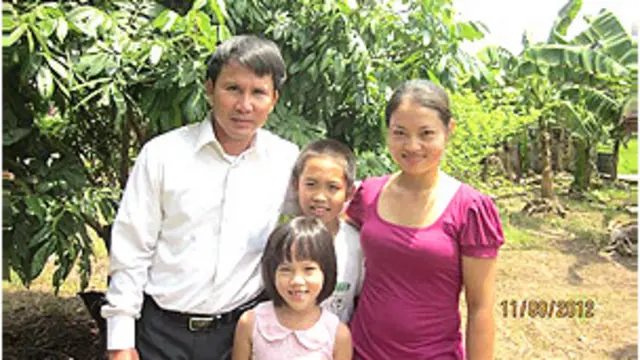 Ông Phạm Văn Trội và gia đình