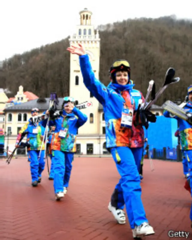 Олимпийские волонтеры в Сочи