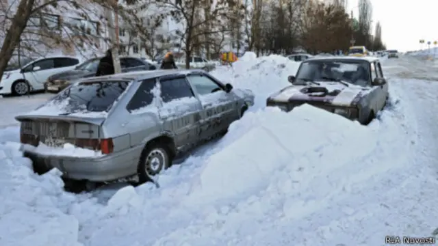 Ростов-на-Дону под снегом