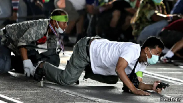 صورة لإطلاق نار