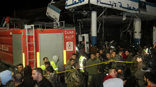 استهدف التفجير محطة للوقود في الهرمل