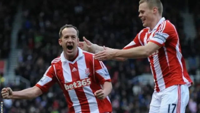 亞當的梅開二度幫助斯托克城戰勝紅魔。