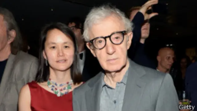 Woody Allen y su esposa