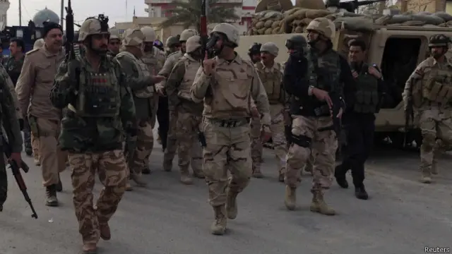 هدف العملية هو "تمشيط الرمادي من بعض جيوب مسلحي داعش (تنظيم الدولة الإسلامية في العراق والشام) والقاعدة"