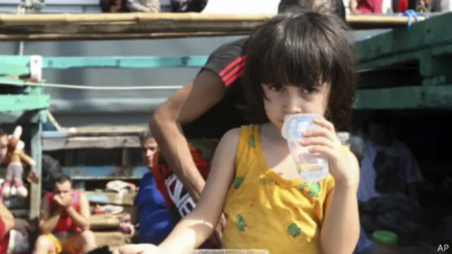 2013年5月在印尼一个海港被截获的试图前往澳大利亚的伊朗难民