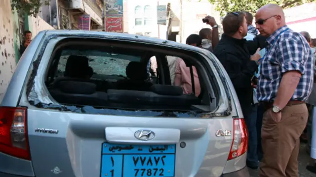 شهد اليمن عدة انفجارات الأحد وقع أحدها قرب السفارة الفرنسية.