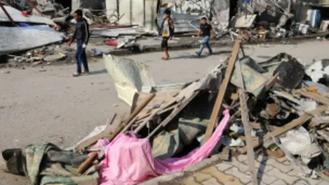 الحكومة توعدت بالهجوم لاستعادة الفلوجة. 