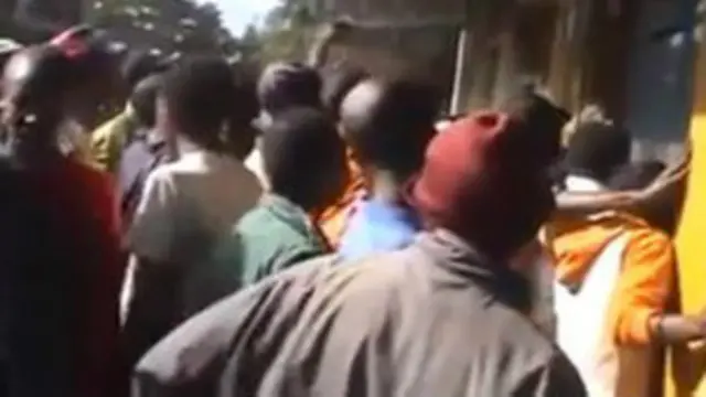 Muchedumbre en Nairobi