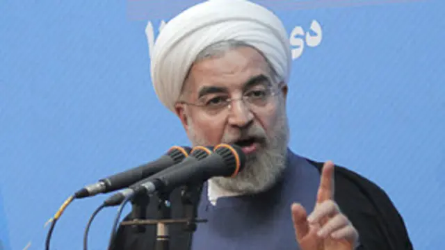 حسن روحانی در جمع رئیسان دانشگاه‌ها و مراکز تحقیقاتی سخنرانی کرده بود