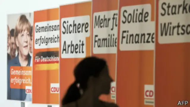 Publicidad de Angela Merkel
