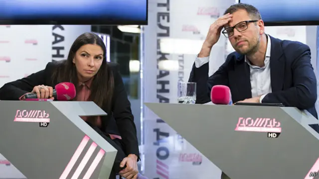 Наталья Синдеева и Александр Винокуров