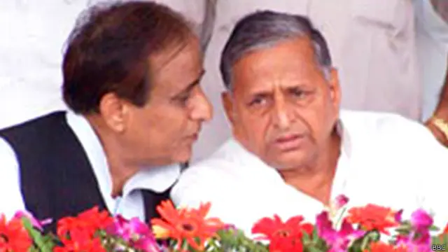 आज़म ख़ान और मुलायम सिंह यादव