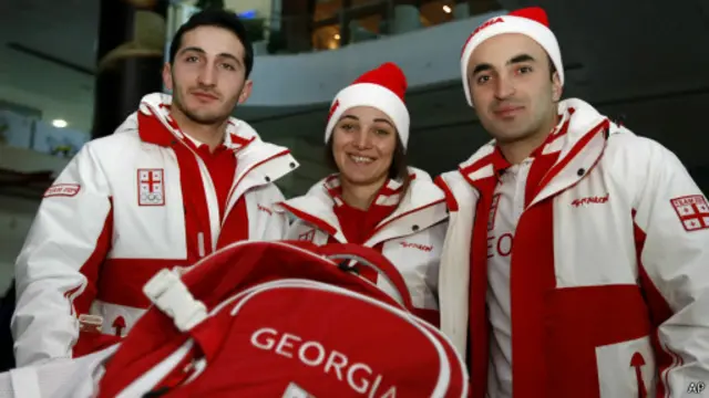 Atlet Georgia di Sochi