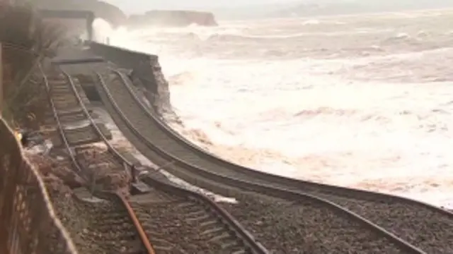 Ferrovia em Devon. Foto: BBC/ reprodução de vídeo