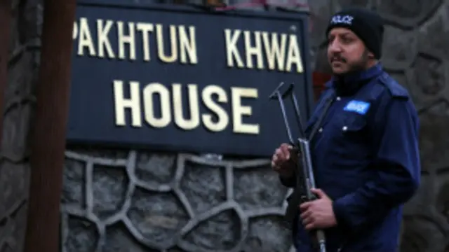 خیبرپختونخوا ہاؤس میں ہونے والے مذاکرات کے لیے سخت حفاظتی انتظامات کیے گئے