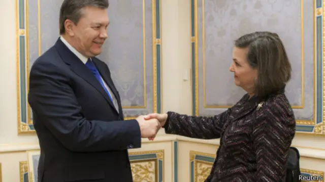 Виктор Янукович и Виктория Нуланд встречались в разгар кризиса в декабре