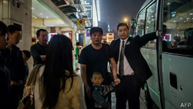 Evacuacion en Hong Kong