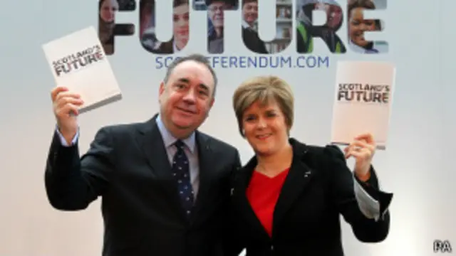 Алекс Салмонд и Никола Стерджен