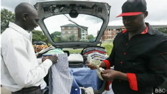 Venta de pantalones en Zimbabue