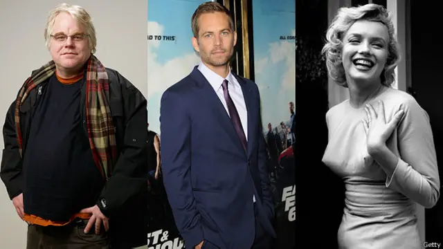 Philip Seymour Hoffman, Paul Walker y Marilyn Monroe