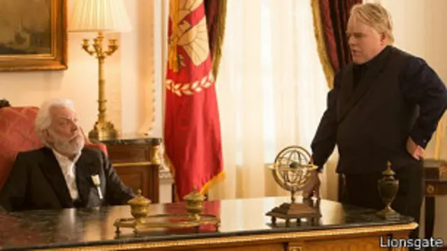 Donald Sutherland y Philip Seymour Hoffman