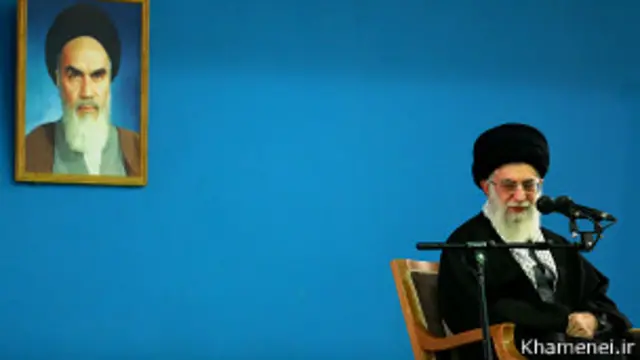 الخطاب كان بمناسبة الذكرى الـ 35 للثورة الايرانية